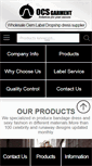 Mobile Screenshot of ocsgarment.com